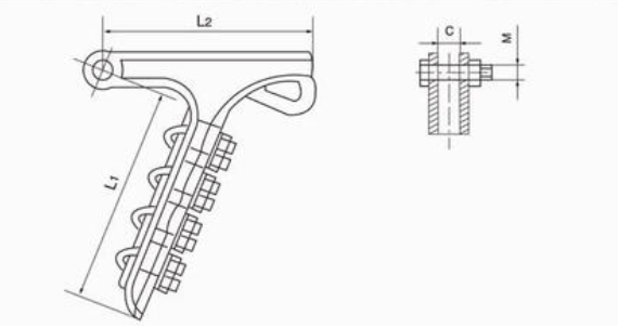 NLL系列输电用螺栓型铝合金耐张线夹型号规格及技术参数